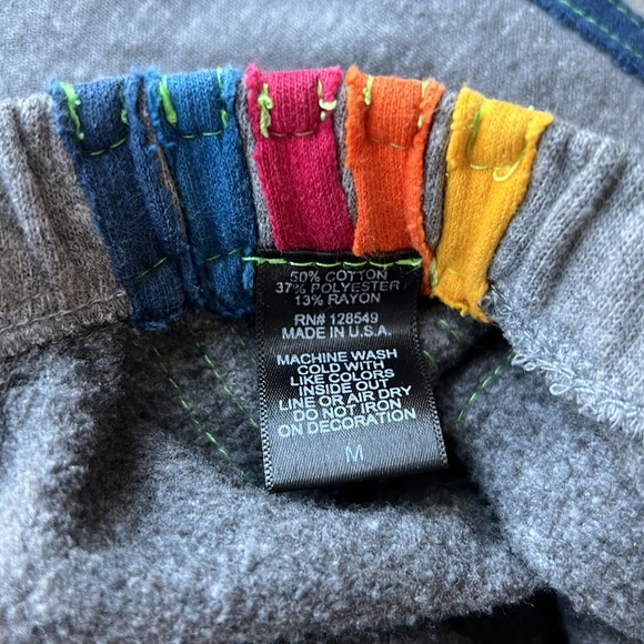 Aviator Nation 5 Stripe Sweatpants in Heather Grey Size Medium - Picture 7 of 8